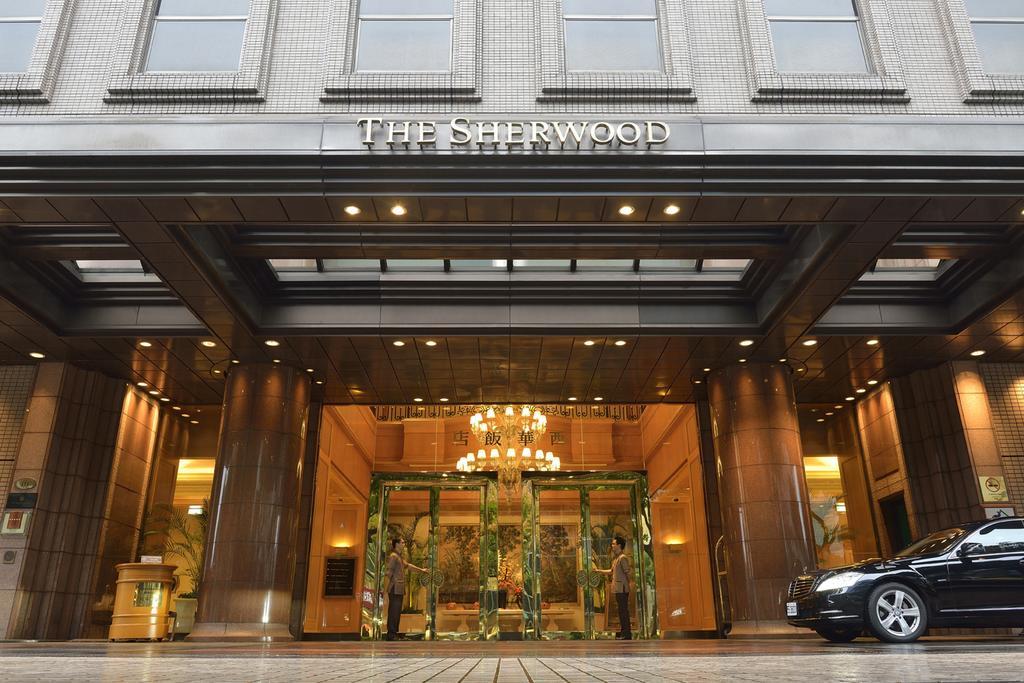 The Sherwood Тайбей Екстер'єр фото The entrance of The Sherwood